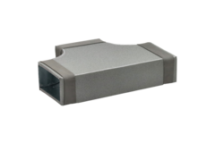 Thermoduct T-stuk 90 graden 300x80 - 220x80 tbv instortkanaal