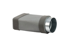 Thermoduct verloopstuk 170x80 naar diameter 150 mm tbv instortkanaal