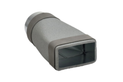 Thermoduct verloopstuk 170x80 naar diameter 150 mm tbv instortkanaal