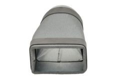 Thermoduct verloopstuk 170x80 naar diameter 150 mm tbv instortkanaal