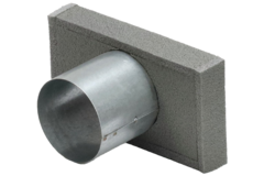 Thermoduct deksel 170x80 met aansluiting Ø 80mm tbv instortkanaal