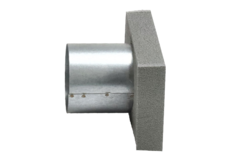 Thermoduct deksel 170x80 met aansluiting Ø 80mm tbv instortkanaal
