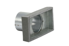 Thermoduct deksel 170x80 met aansluiting Ø 80mm tbv instortkanaal