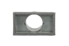 Thermoduct deksel 170x80 met aansluiting Ø 80mm tbv instortkanaal