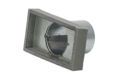 Thermoduct deksel 170x80 met aansluiting Ø 80mm tbv instortkanaal