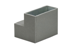 Thermoduct instortbocht 90 graden 220x80 mm verticaal