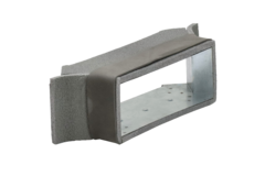 Thermoduct zijaansluiting 220x80 mm voor rechthoekig instortkanaal