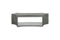 Thermoduct zijaansluiting 220x80 mm voor rechthoekig instortkanaal