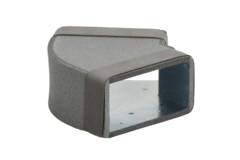 Thermoduct instortbocht 45 graden 300x80 mm horizontaal