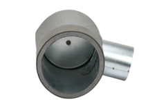 Thermoduct instortpot diameter 125mm H=80 mm enkel met gat voor tunnelbouw