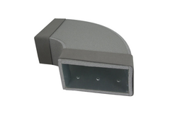 Thermoduct bocht 90 graden 170x80 horizontaal tbv instortkanaal