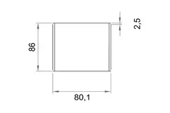 Wavin Ventiza lijmmof PVC rond 80 mm M/M