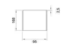 Wavin Ventiza lijmmof PVC rond 160 mm M/M
