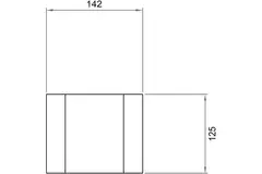 Wavin Ventiza m-overschuifmof PVC rond 125 mm SN4