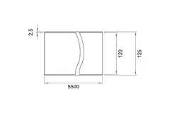 Wavin Ventiza kanaal 3 m PVC rond 125 mm S/S