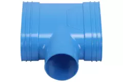Wavin Ventiza T-stuk PVC ovaal 195x80 mm M/M/S