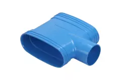 Wavin Ventiza T-stuk PVC ovaal 195x80 mm M/M/S
