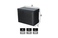 ClimaConnect airco en warmtepomp omkasting small RAL7024 antraciet