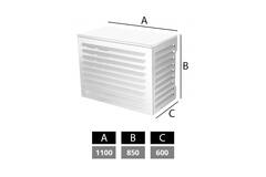ClimaConnect airco en warmtepomp omkasting medium RAL9010 Wit