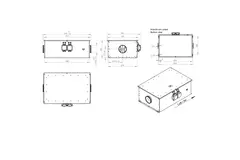 Buisventilator 150 mm geïsoleerd energiezuinig - EM DUO 150 EC K 01