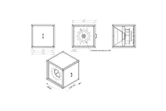 Boxventilator motor buiten luchtstroom - MPC T 560 EC K01