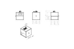 Boxventilator motor buiten lineaire flow - MPC TI 500 EC K01