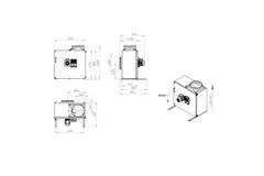 Boxventilator motor buiten luchtstroom - MPS 500 EC I K 01