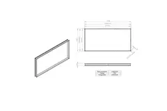 Flexibel verbindingsstuk 2100 x 1000 - VS 210100