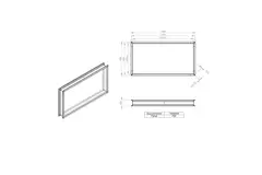 Flexibel verbindingsstuk 1000 x 500 - VS 10050