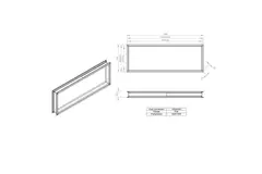 Flexibel verbindingsstuk 1200 x 400 - VS 12040