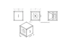 Boxventilator motor buiten luchtstroom - MPC T 400 D4 I K 01