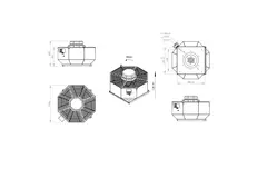 Dakventilator verticaal metaal - DVL 450 D4 RK 02