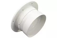 Jet rooster 125mm muur- en wandmontage RAL 9010