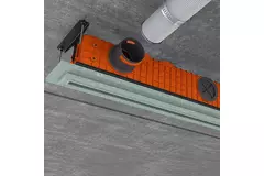 Ergovent instucbaar frameloos lijnrooster 1000 mm met aansluitdiameter 90 mm - standaard