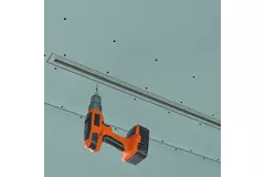 Ergovent instucbaar frameloos lijnrooster 1000 mm met aansluitdiameter 90 mm - standaard
