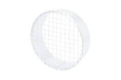 Buisrooster diameter  250 mm 90 graden (Sendz. Verz.)  RAL9010