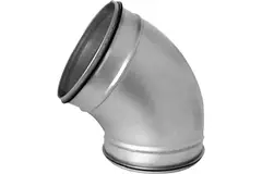 Ronde spiro bocht 60° Ø 80mm voor spirobuis