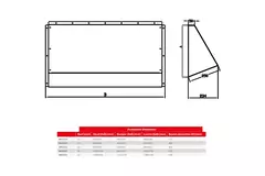 Maxivent weersbestendige beschermkap voor M4523 horizontaal - HD
