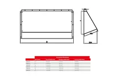 Maxivent weersbestendige beschermkap voor MR4565 horizontaal - HD