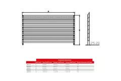 Maxivent by Econox lamellenrooster voor M4540 horizontaal - LV
