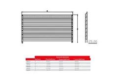 Maxivent by Econox lamellenrooster voor MR4565 horizontaal - LV