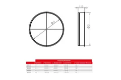Maxivent flexibel rond verbindingsstuk voor M4516 horizontaal/low profile - FC