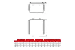 Maxivent warmwaterbatterij 33,10 kW voor M4027 horizontaal - H HC1