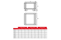 Maxivent geluiddemper 1000 mm voor M4555 horizontaal low profile - SL2