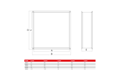 Maxivent flexibel rechthoekig verbindingssstuk voor M4540 horizontaal/low profile - FC