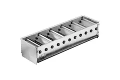 Wandrooster aluminium enkel instelbaar met regelklep – met klemveren – 200x100 mm – RAL 9016