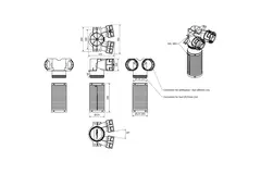 Vent-Axia Uniflexplus ventielcollector 2 x Ø90 mm - Ø125 mm