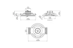 Ergovent instucbaar frameloos ventilatieventiel rond 100 mm - met Coanda-effect