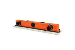 Ergovent instucbaar frameloos lijnrooster 1050 mm met aansluitdiameter 90 mm - modulair - 2 sleuven