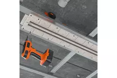 Ergovent instucbaar frameloos lijnrooster 1050 mm met aansluitdiameter 90 mm - modulair - 2 sleuven